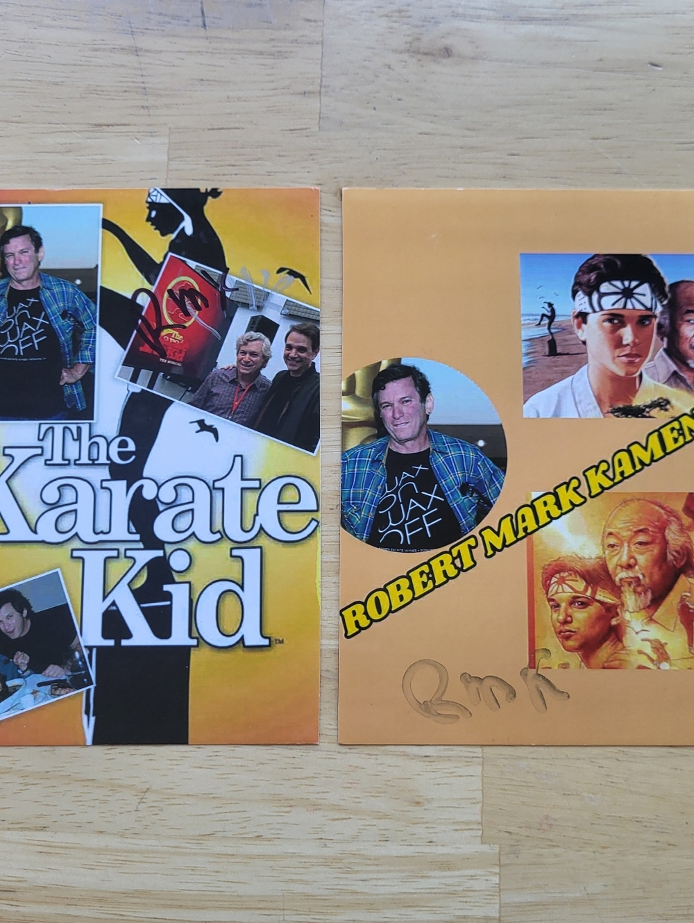 Robert Mark Kamen The Karate Kid Writer Hand Signed 4x6 Autograph Photos